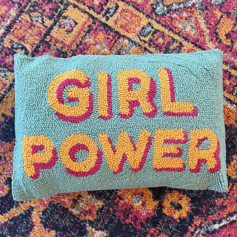 “Girl Power” throw pillow