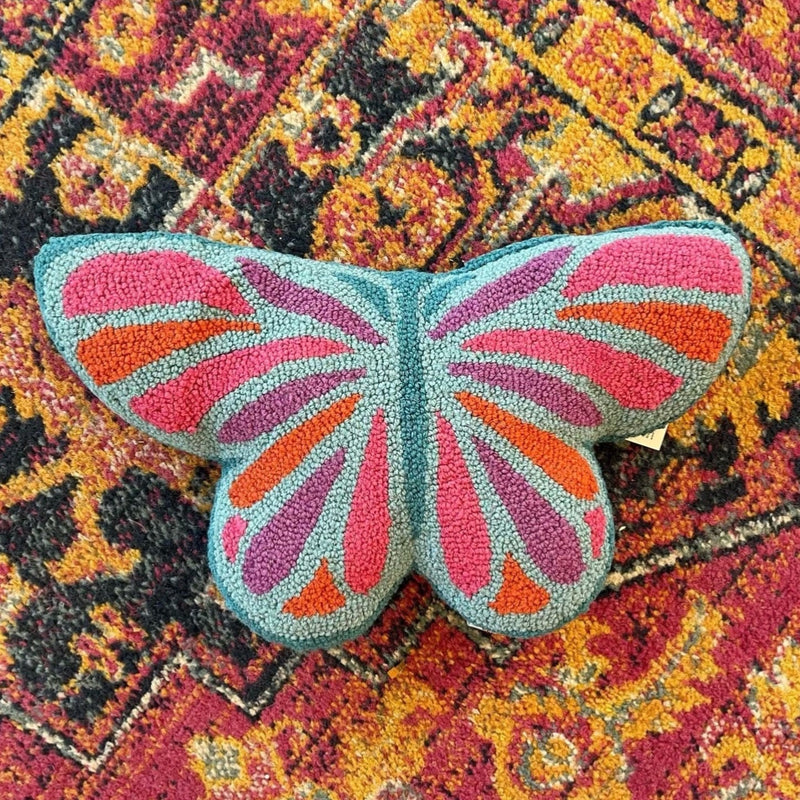Butterfly throw pillow