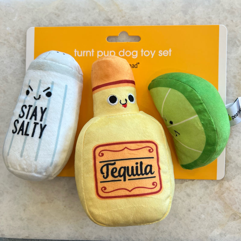 Turnt pup dog toy set