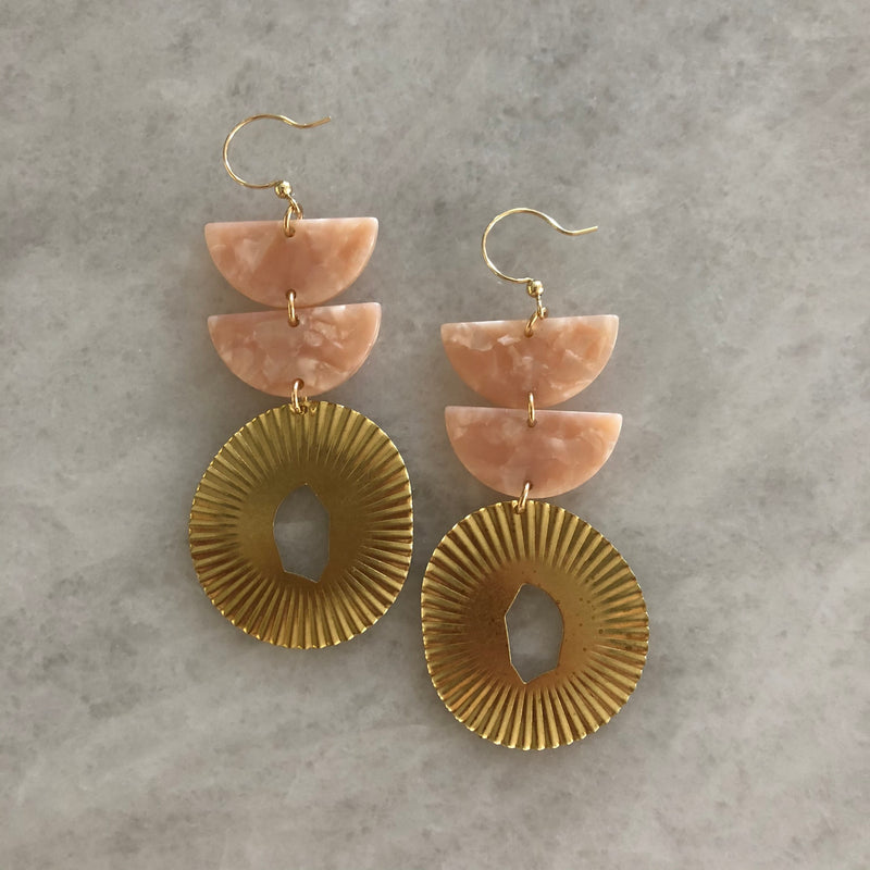 Double Acrylic Earrings