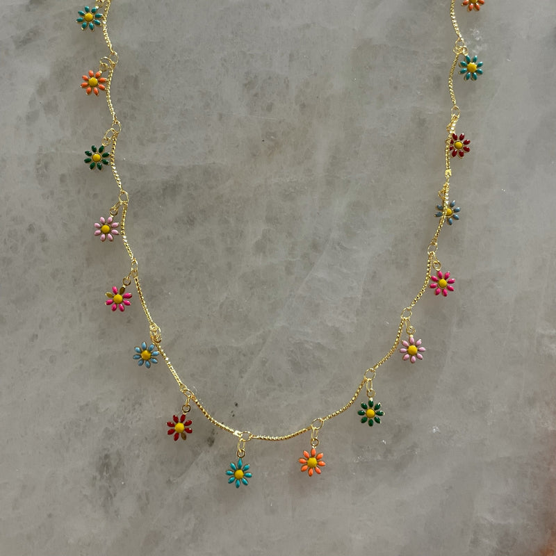 Flower Necklace - Jewelry - Handmade Guatemalan Imports