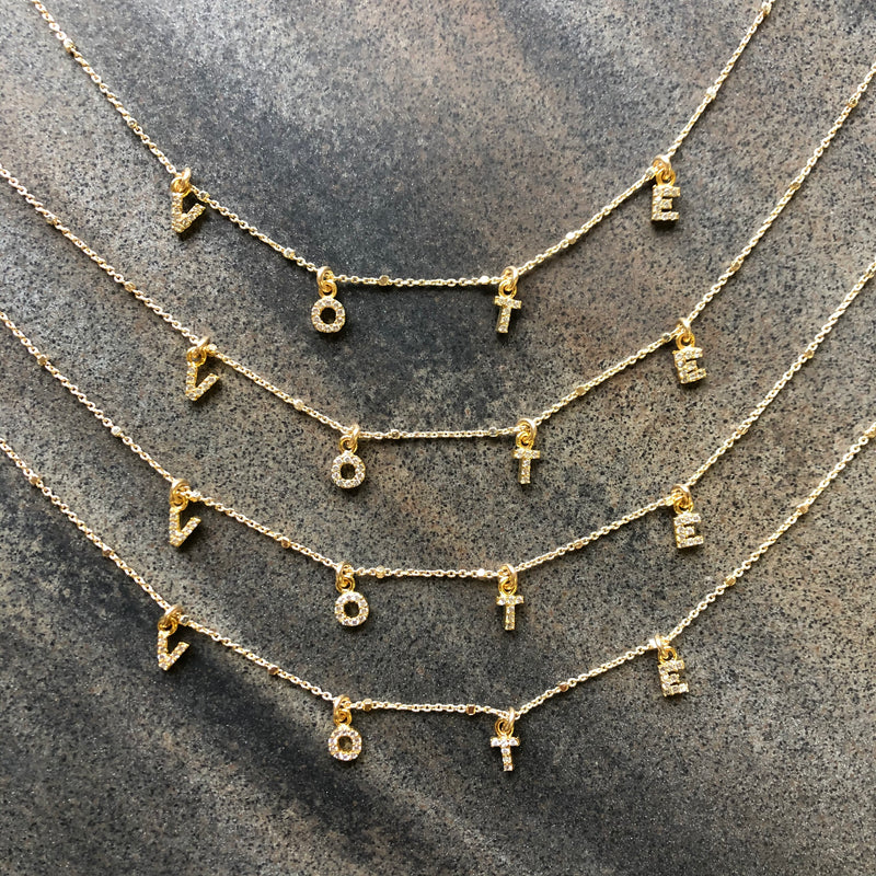 Initial Necklaces – Lauren Ferrell Designs