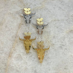Acrylic Longhorn Earrings