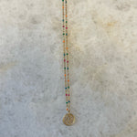 Open Cross Charm Necklace
