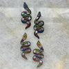 Beaded Earrings - Snake