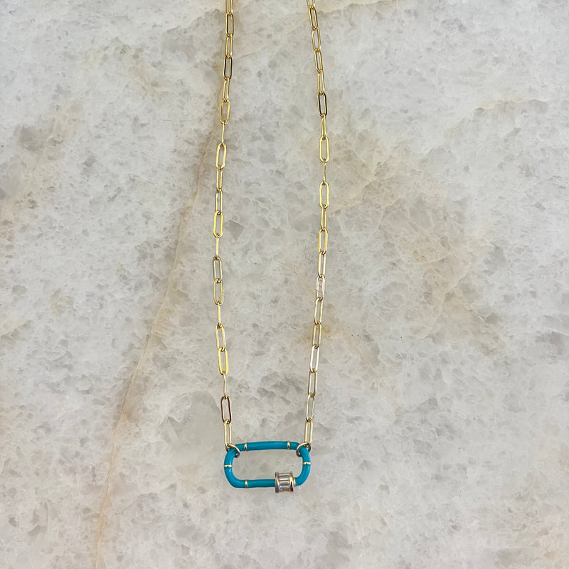 Bamboo Clasp Necklace