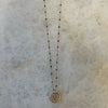 Open Cross Charm Necklace