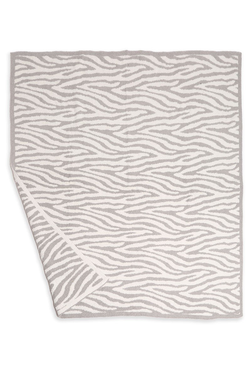 Zebra pattern blanket
